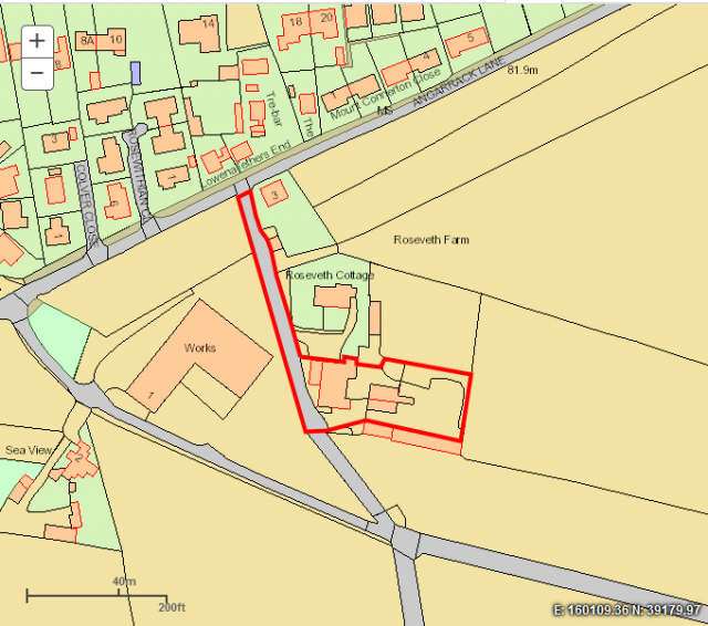 PA18/07155 | Application for prior approval for the change of use of 2 existing agricultural buildings to form 3 dwelling houses